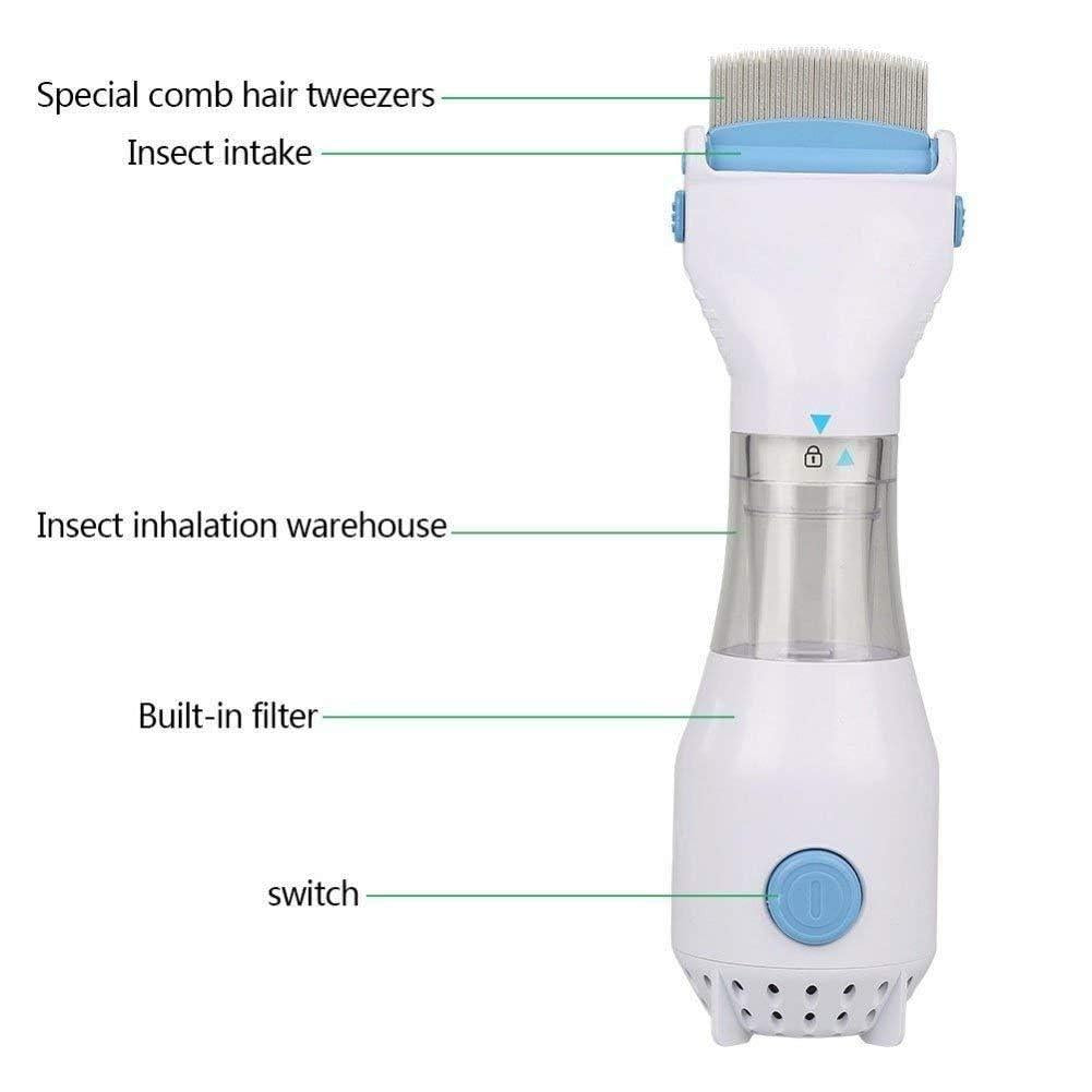 🪰 LiceZap Electric Comb – Tangle-Free Bug Eliminator