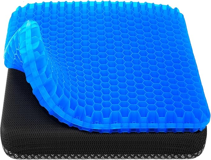 🪑 OrthoGel FlexCush – Pressure-Relief Comfort Seat Pad