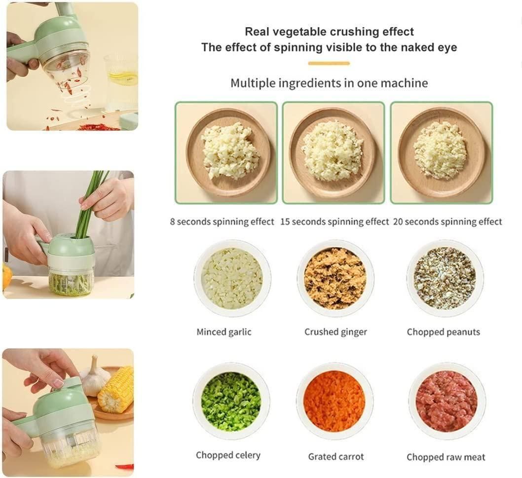 🥗 ChopMate SwiftPrep – 4-in-1 Veggie Cutter Station