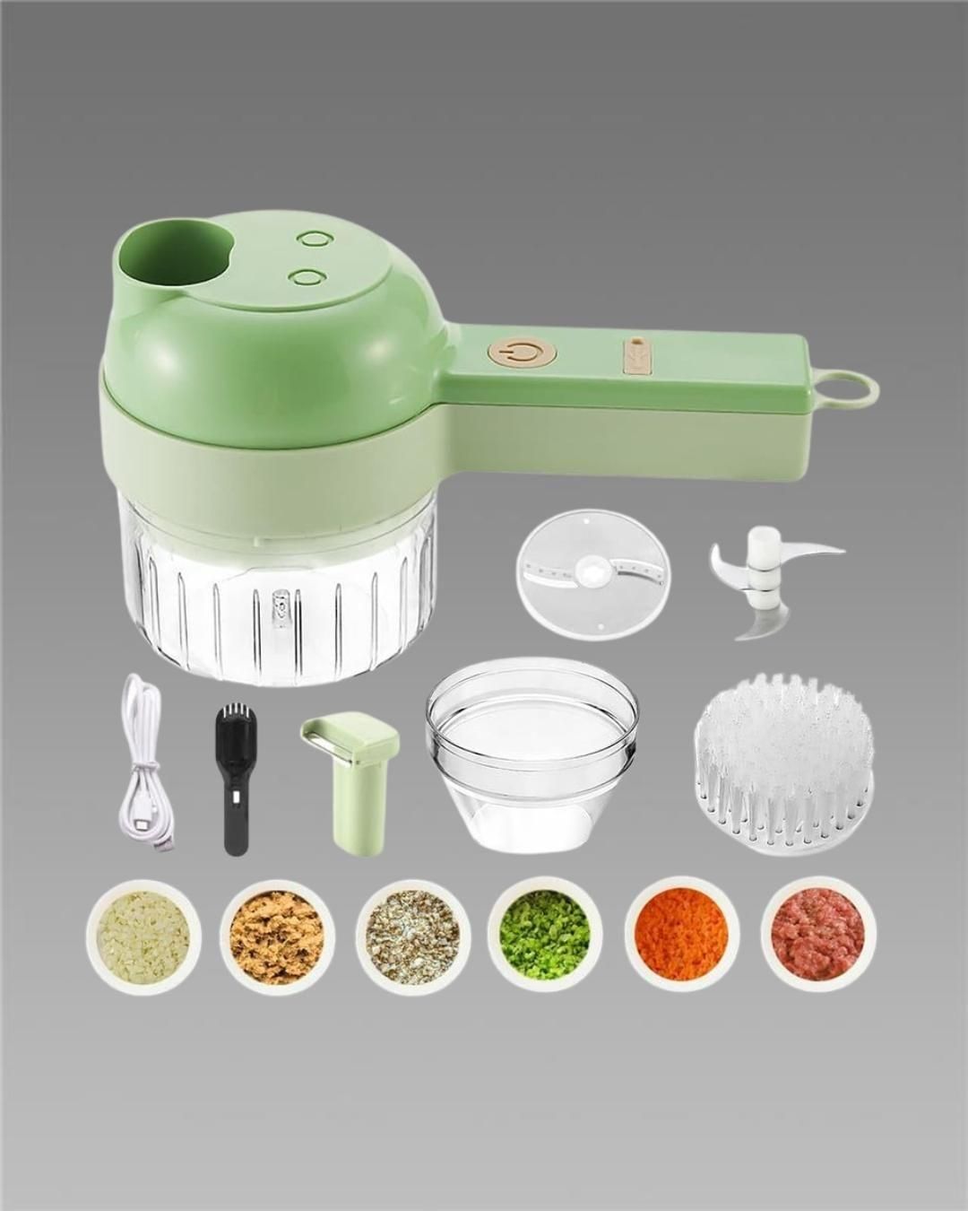 🥗 ChopMate SwiftPrep – 4-in-1 Veggie Cutter Station