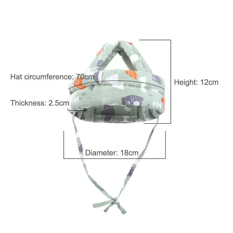 👶 SafeNest TotGuard Helmet – Soft Protection for Baby Steps
