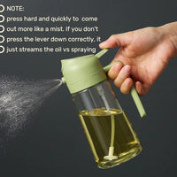 🛢️ OilJet SmartPour – Precision Glass Sprayer 500ml