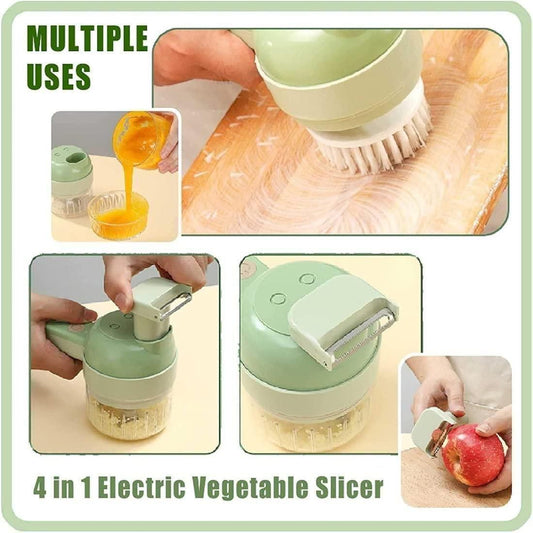 🥗 ChopMate SwiftPrep – 4-in-1 Veggie Cutter Station