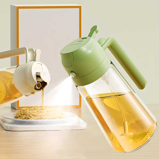 🛢️ OilJet SmartPour – Precision Glass Sprayer 500ml
