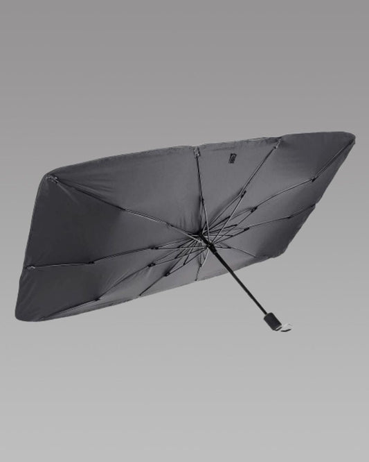 🔥 AutoCool Shield Pro – Foldable Umbrella-Style Sunshade for Cars