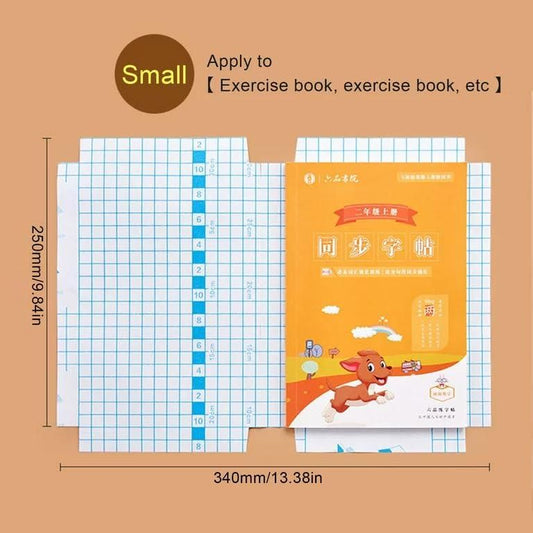 📚 StickGuard ClearFlex – Smart Book Cover Set (30 Pcs)