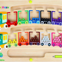 🎨 ColorMaze MagnetoPlay – Montessori Puzzle Board
