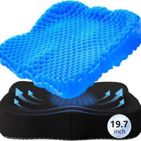 🪑 OrthoGel FlexCush – Pressure-Relief Comfort Seat Pad