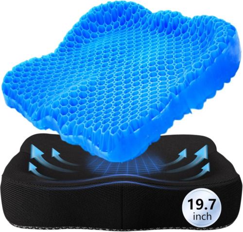 🪑 OrthoGel FlexCush – Pressure-Relief Comfort Seat Pad
