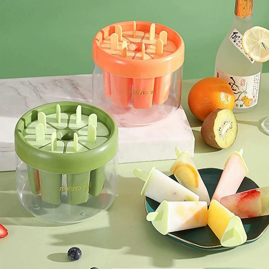 🍧 IceMould ChillCraft – DIY Popsicle Maker Set (8 Pc)