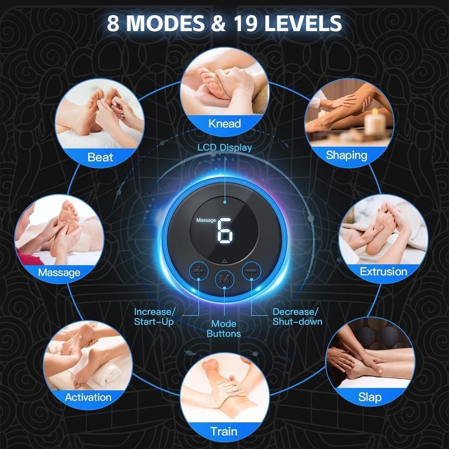 🦶 PulseSoak BubbleFoot – EMS Vibe Therapy Pad