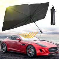 🔥 AutoCool Shield Pro – Foldable Umbrella-Style Sunshade for Cars