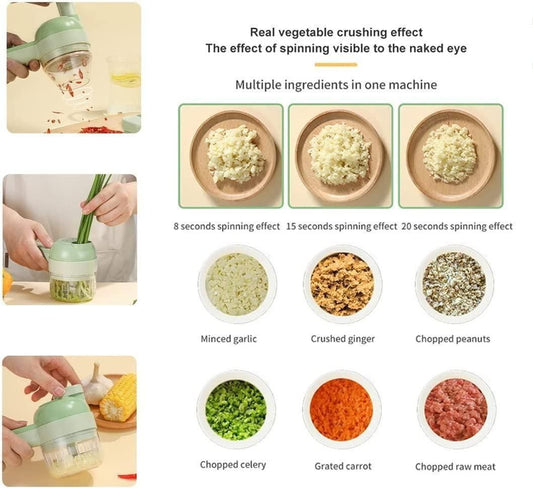 🥗 ChopMate SwiftPrep – 4-in-1 Veggie Cutter Station