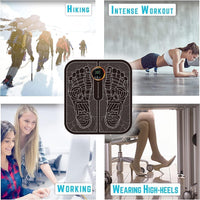 🦶 PulseSoak BubbleFoot – EMS Vibe Therapy Pad