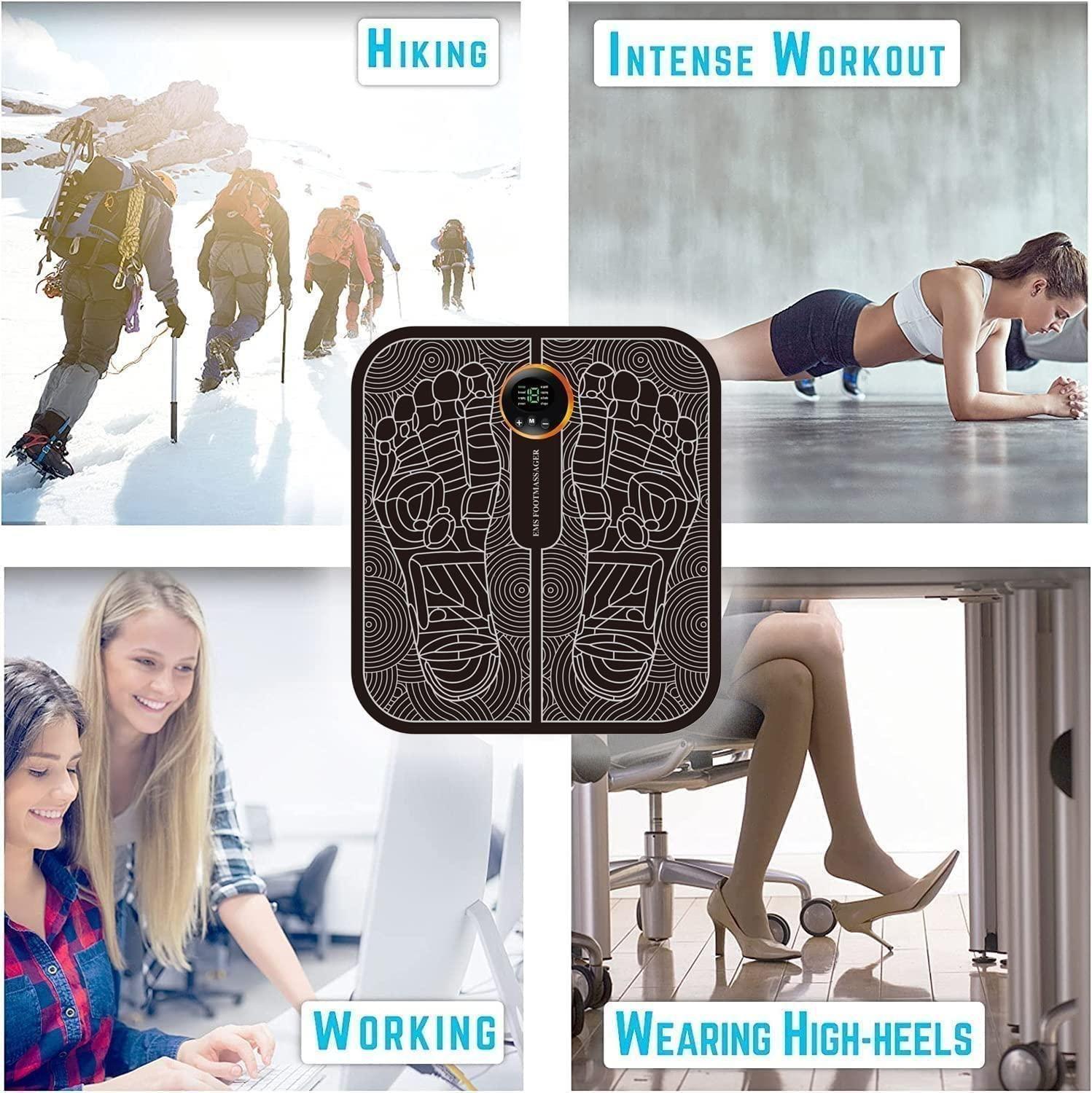 🦶 PulseSoak BubbleFoot – EMS Vibe Therapy Pad