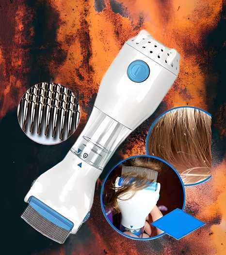 🪰 LiceZap Electric Comb – Tangle-Free Bug Eliminator