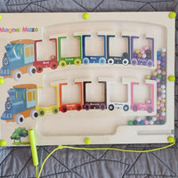 🎨 ColorMaze MagnetoPlay – Montessori Puzzle Board